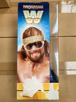 
              WWE Wrestlemania MACHO MAN Randy Savage 6 inch Action Figure with Ring Cart *Damaged Box*
            