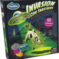 Invasion of the Cow Snatchers by Thinkfun - Magnetic Logic Brain Game for Kids