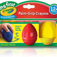 Crayola My First Easy Palm Grip Egg Shaped Crayons