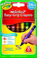 
              Crayola My First Washable Easy Grip Triangular Crayons 8ct
            