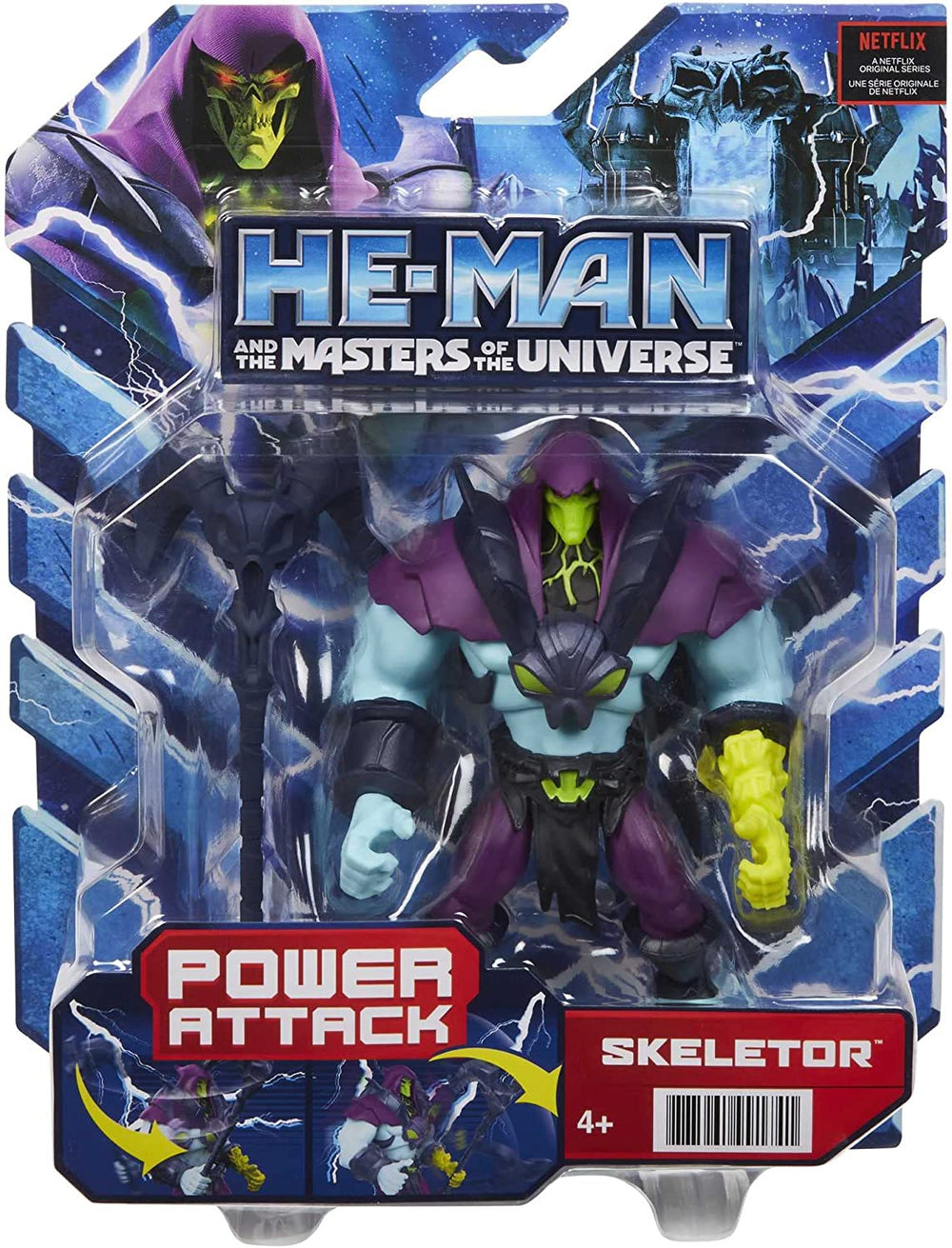 He-Man and The Masters of the Universe Power Attack Toy Skeletor Action Figure