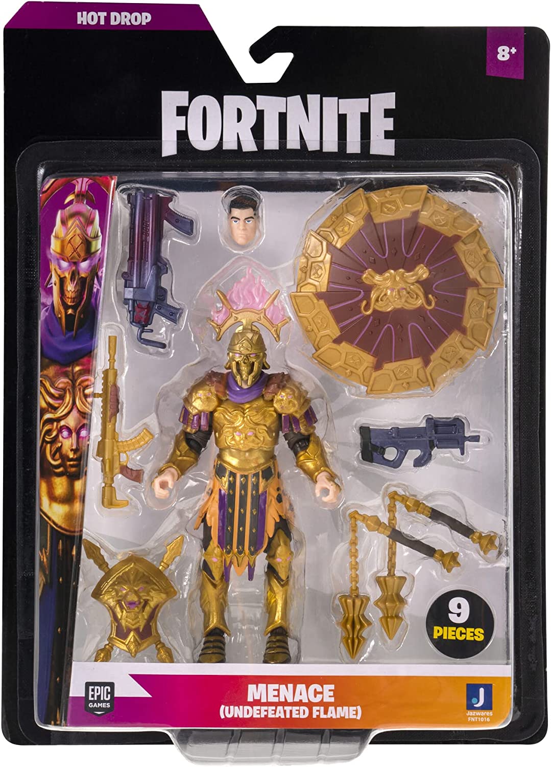 Fortnite Hot Drop Series Menace Undefeated Flame 4 inch Articulated ToySeek