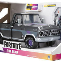 Fortnite The Bear Vehicle Plus 4 inch Party Trooper Articulated Figure with Bash Burner
