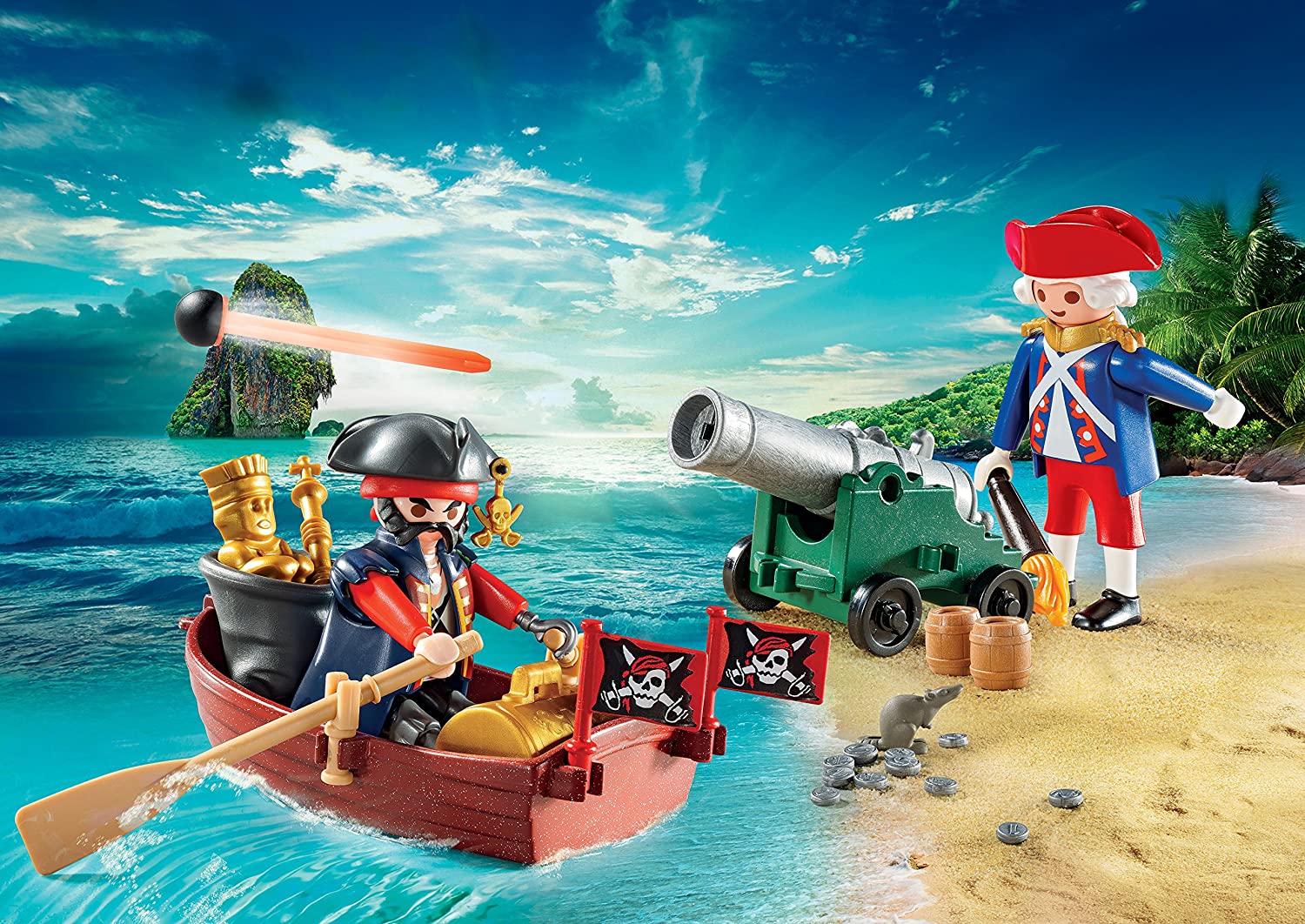 Playmobil pirate carry case online