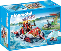 
              Playmobil 9435 Action Dino Hovercraft with Underwater Motor
            