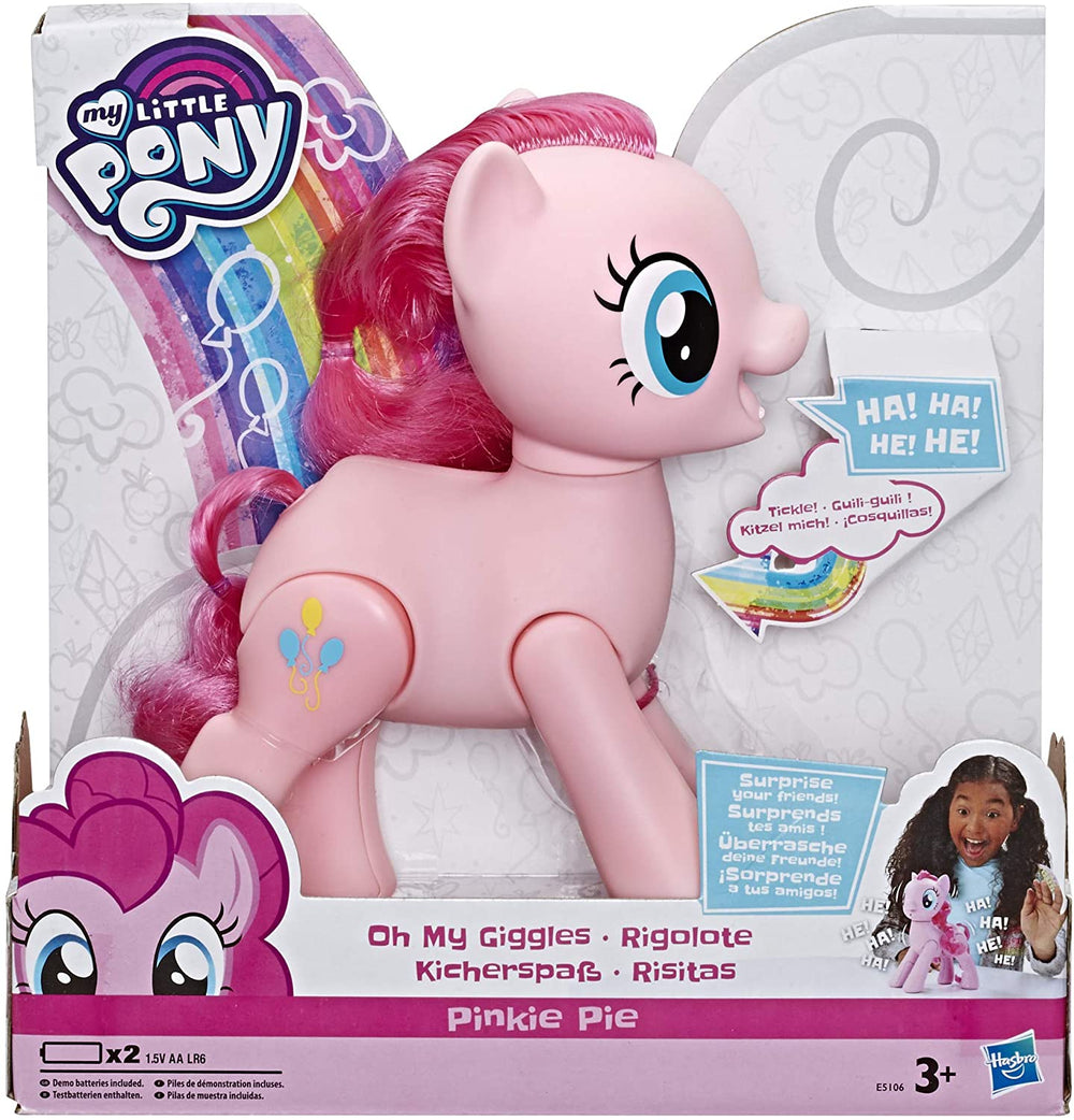 My Little Pony Toy Oh My Giggles Pinkie Pie 20 cm Interactive Toy with Sounds and Movement