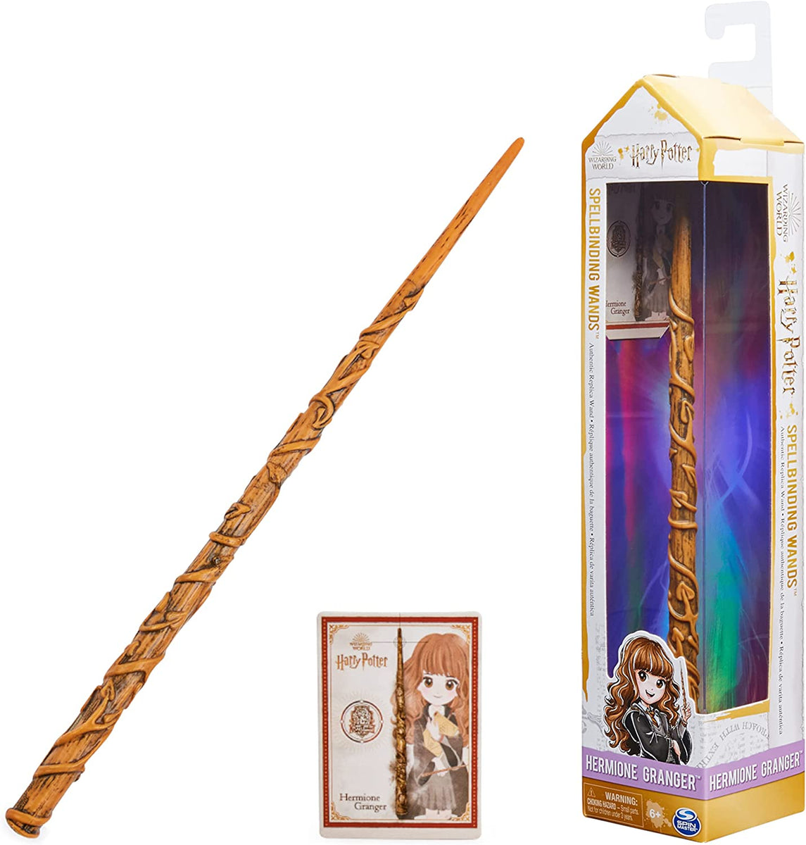 Harry Potter Wizarding World 12 inch Spellbinding Magic Wand Hermione ...