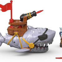 Fisher-Price Imaginext DHH66 Pirate Mega Mouth Shark Toy