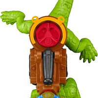 Fisher-Price Imaginext Walking Crocodile & Pirate Hook Figure Set With Projectile Launcher