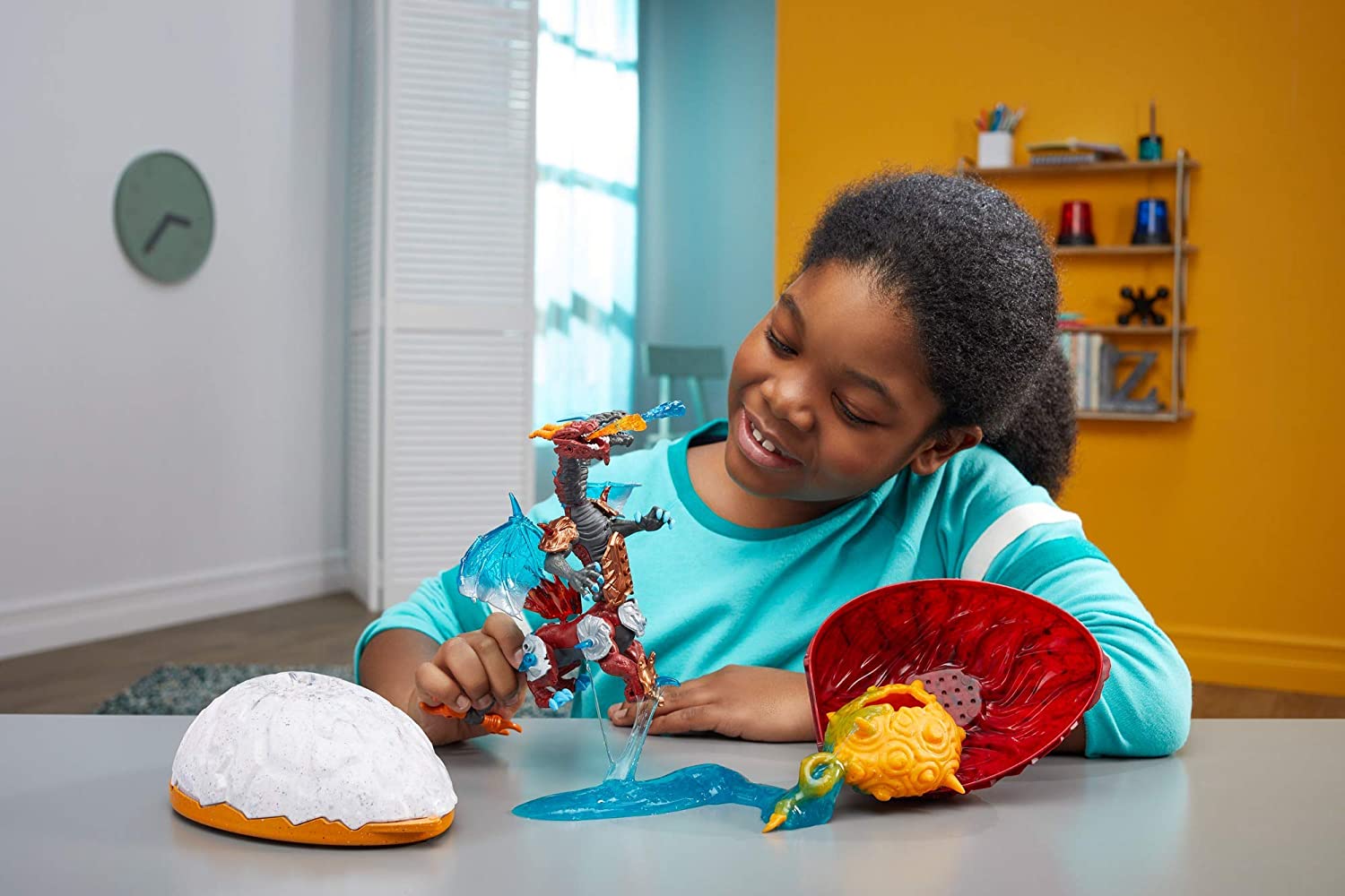 Mega Construx Breakout Beasts 2-in-1 Fusion Beast Duelling Dragons