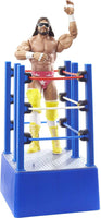 
              WWE Wrestlemania Moments MACHO MAN Randy Savage 6 inch Action Figure with Ring Cart Rolling Wheels
            