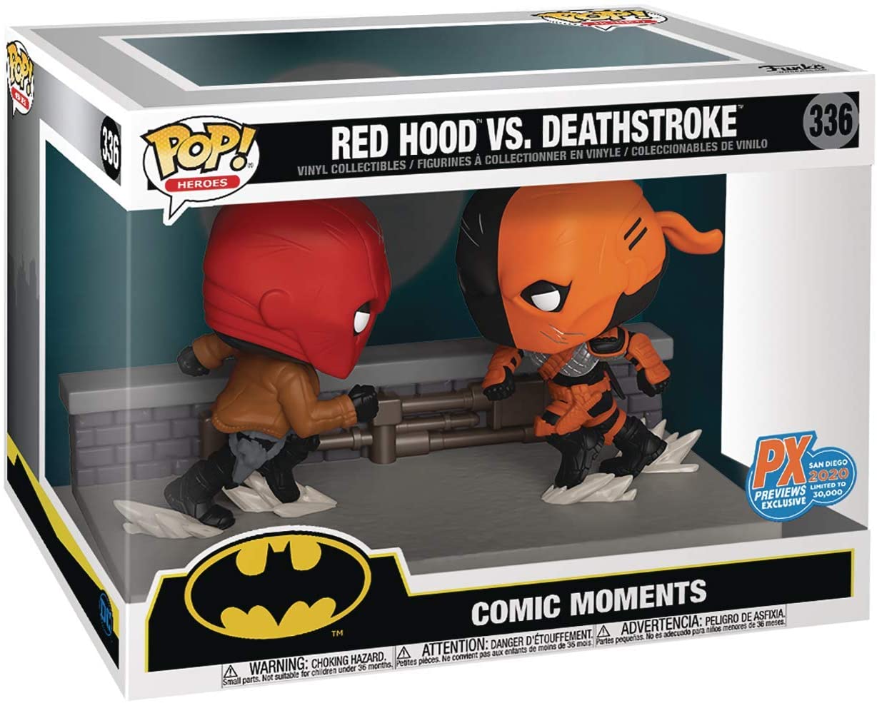 Funko Pop San Diego Comic-Con 2020 DC Red Hood vs. Deathstroke