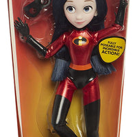 Disney Pixar The Incredibles 11 inch Action Figure Articulated Doll in Deluxe Costume and Mask (76602) VIOLET