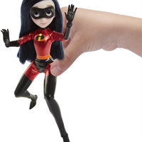 Disney Pixar The Incredibles 11 inch Action Figure Articulated Doll in Deluxe Costume and Mask (76602) VIOLET